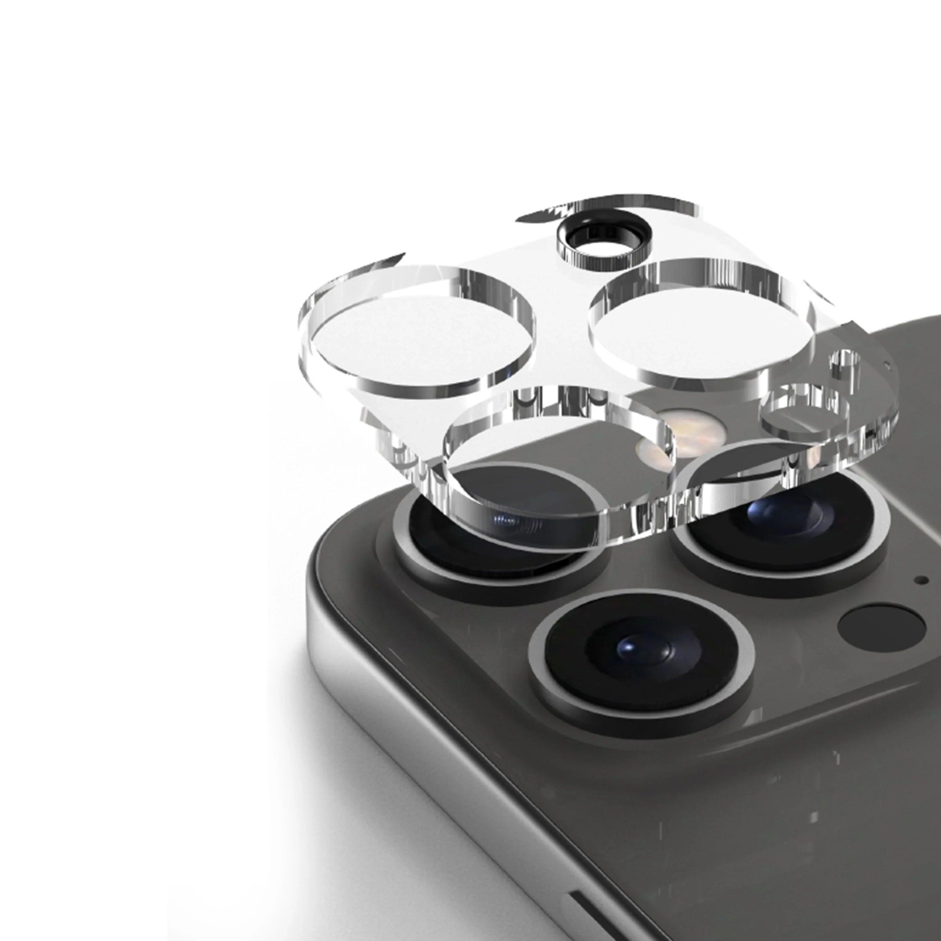 iPhone 16 Pro / 16 Pro Max Araree C-Sub Full Camera Lens Protector Glass - Clear - Tashqila iPhone 16 Pro / 16 Pro Max Araree C-Sub Full Camera Lens Protector Glass - Clear - Tashqila